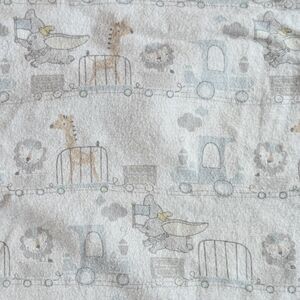 Disneys Dumbo Circus Elephant Train Baby Receiving Swaddling Blanket 39"x40"